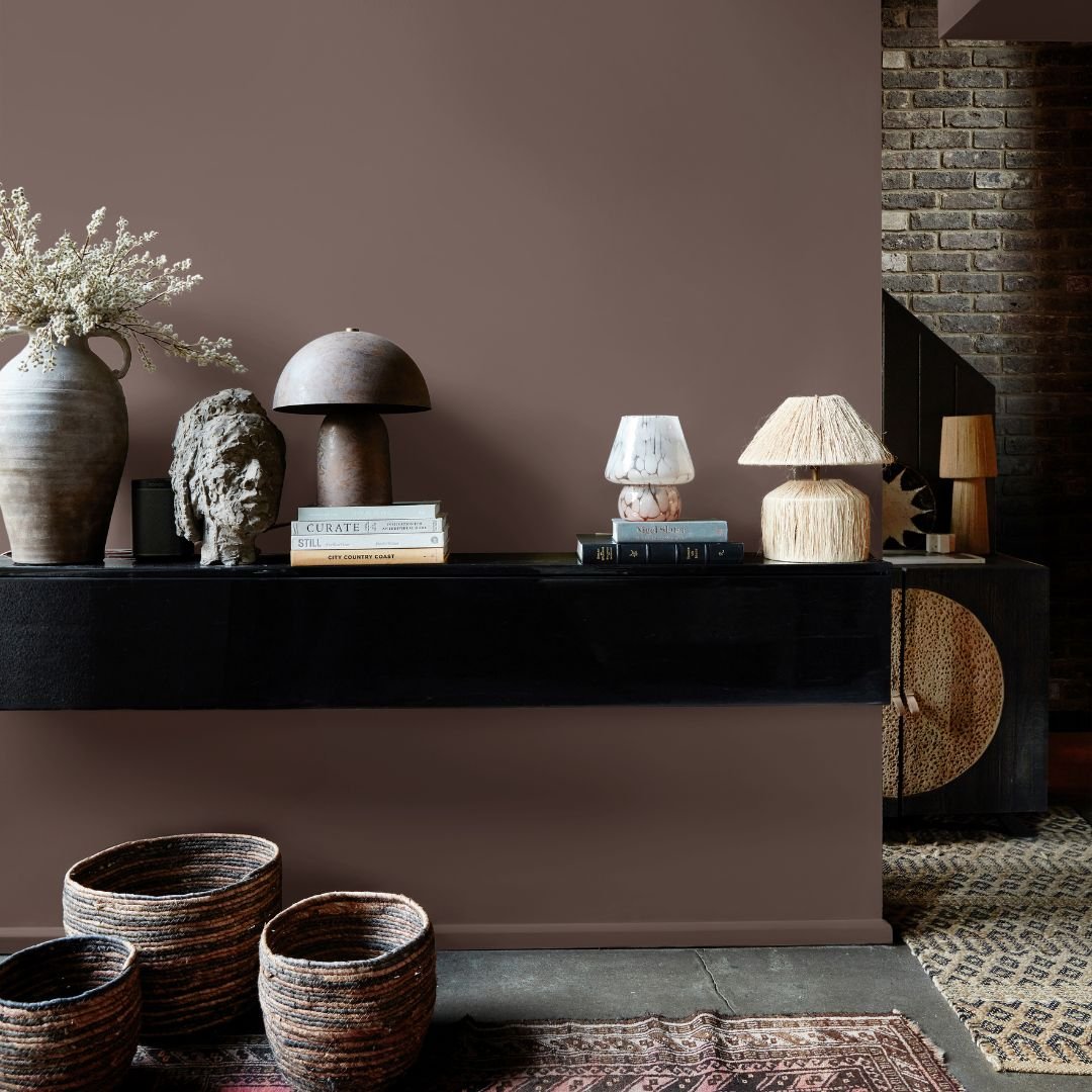Dark colours in small spaces