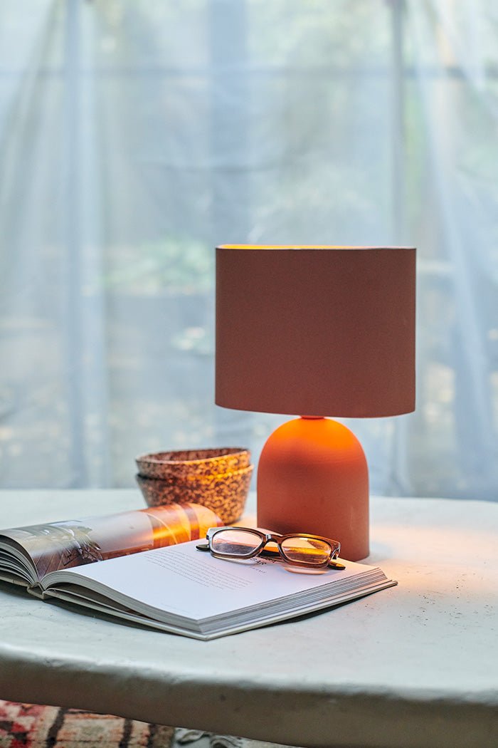 Hutton Table Lamp - Terracotta