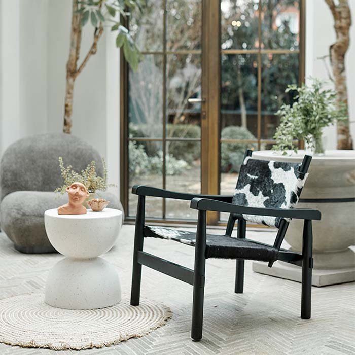Tilbury Cow Print Armchair