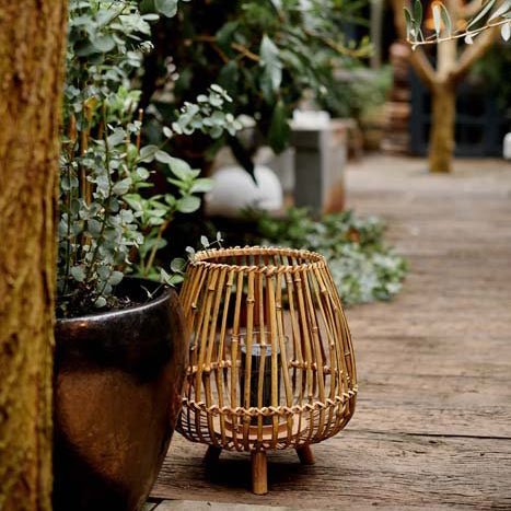 dehner bambus Fabian Bamboo Candle Lantern