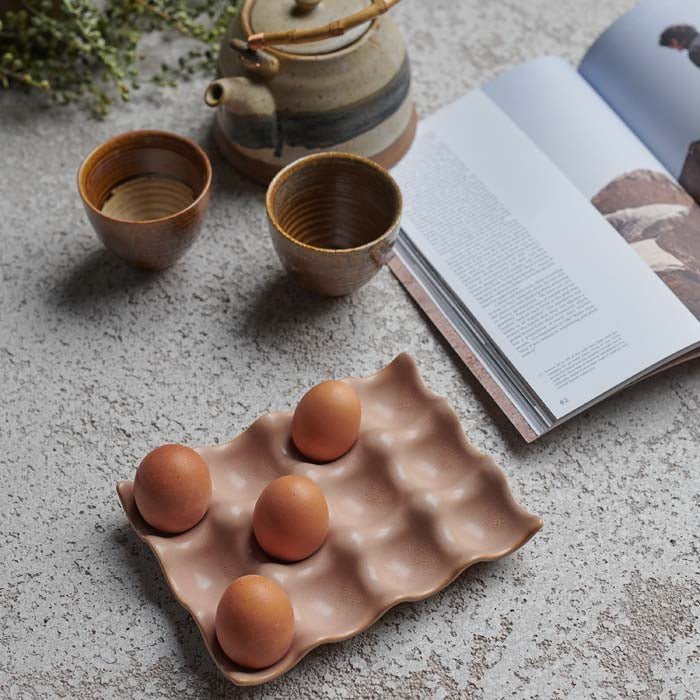 Moorside Egg Tray | Ceramic Egg Tray | Abigail Ahern