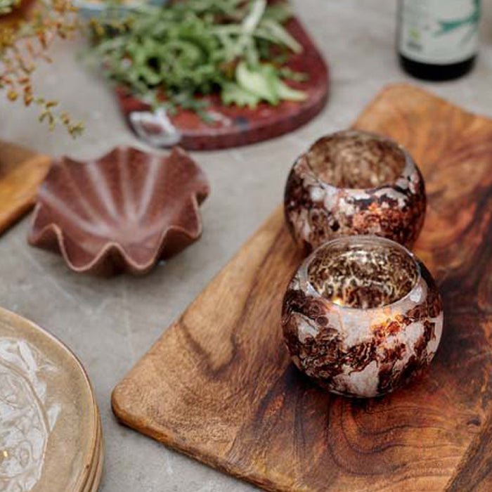 Opa Glass Candle Holders - Set of 3