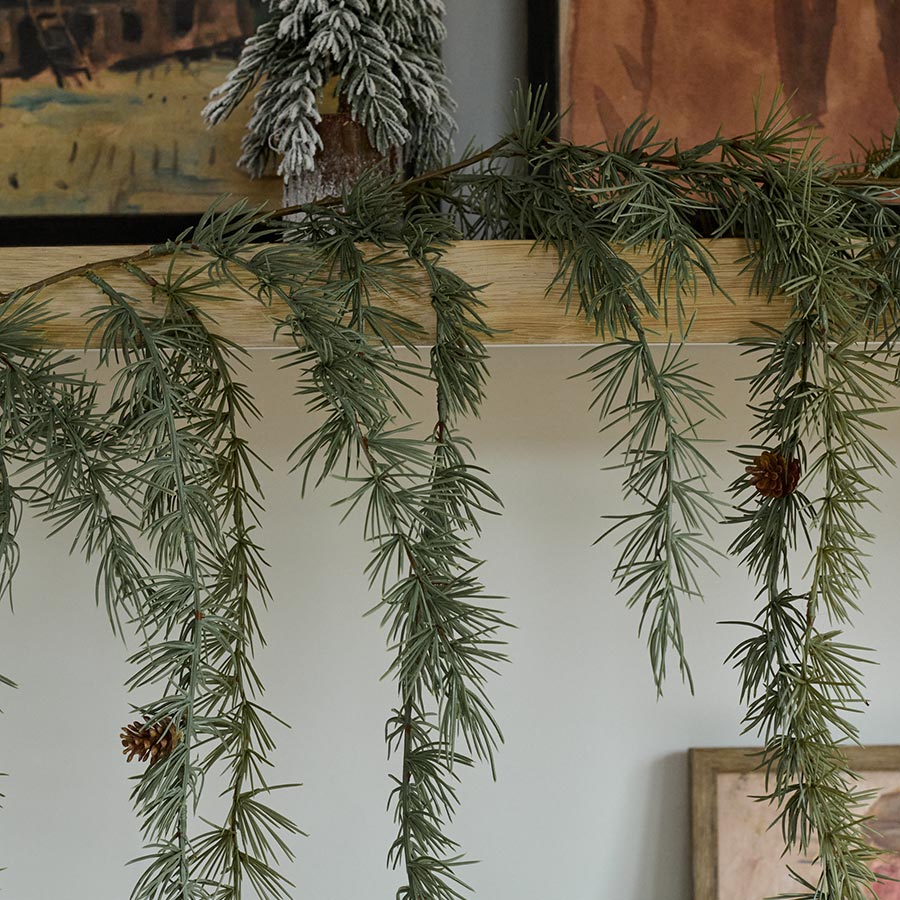 Artificial Pinecone Garland