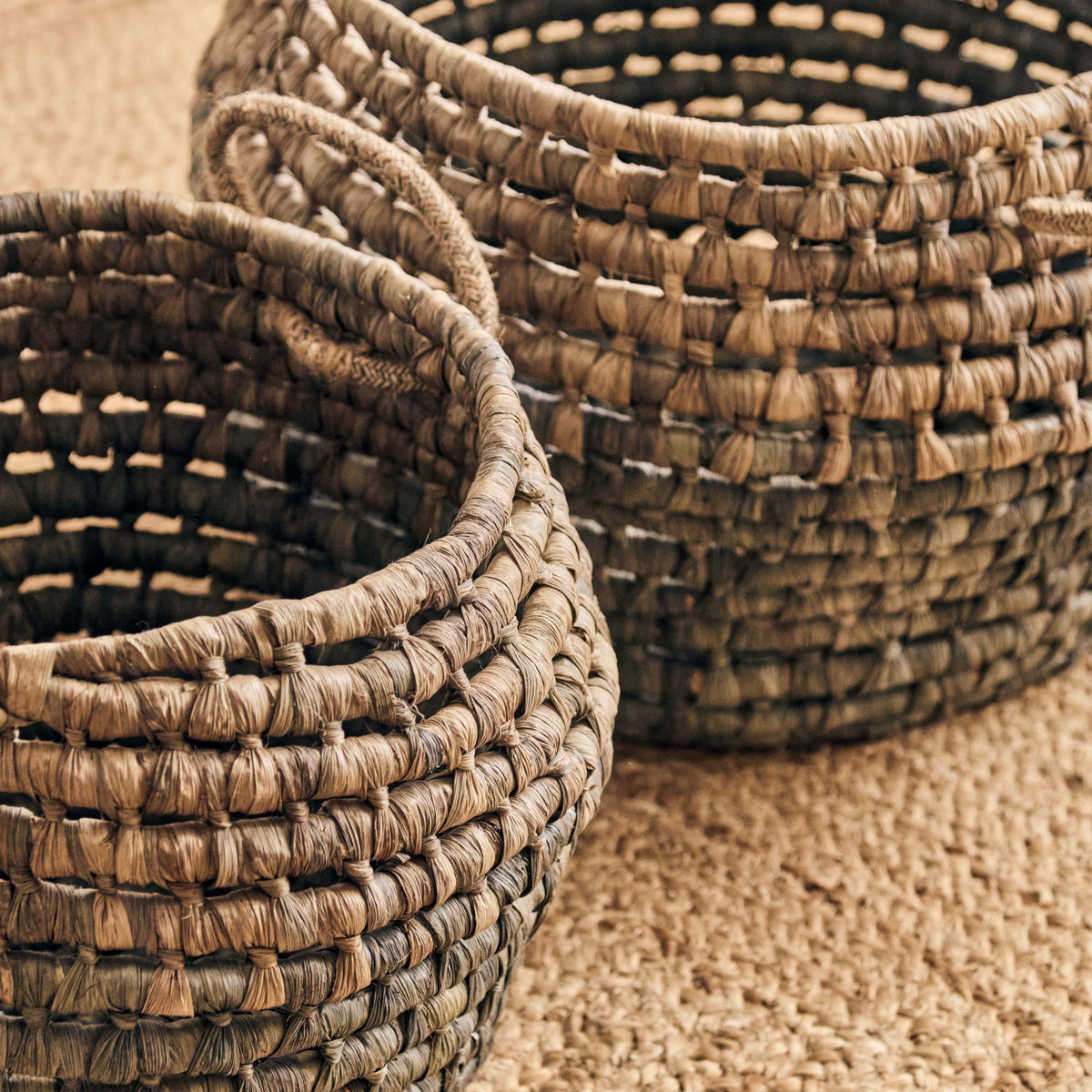 Pinebrook Woven Baskets - Set of 2