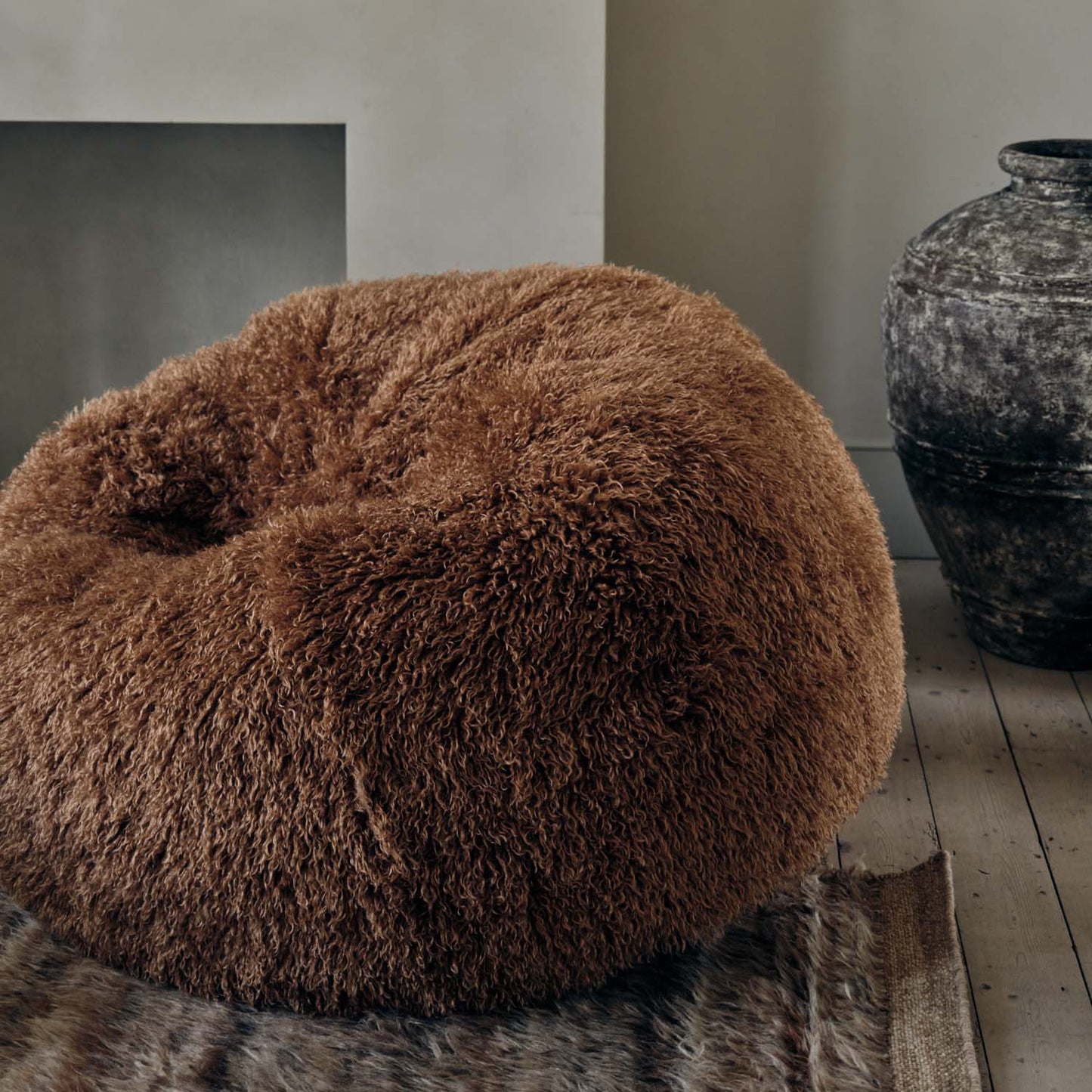 Maxwell Faux Fur Beanbag Chair