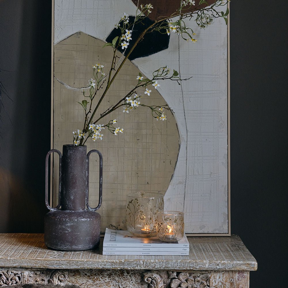 Botanic Glass Candle Holder, Large