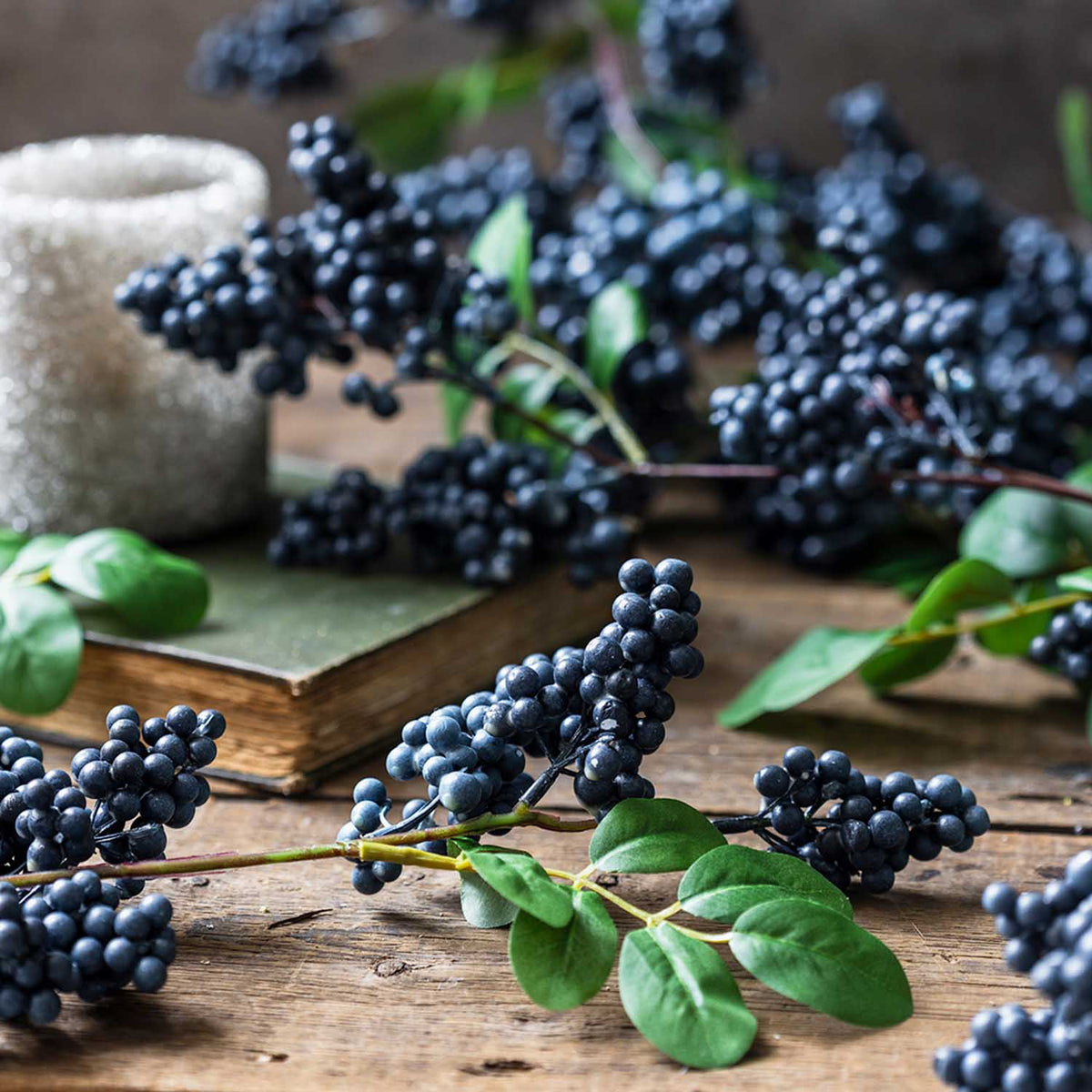 Artificial Bilberry Branch