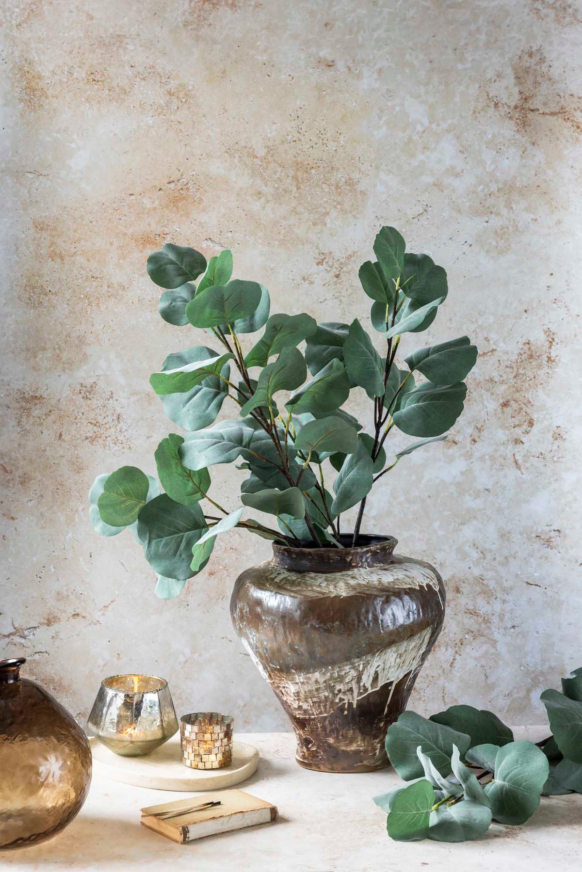 Artificial Eucalyptus Silver Dollar