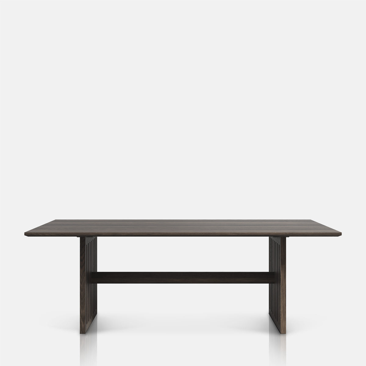 Batten Wooden Dining Table - 2.2m