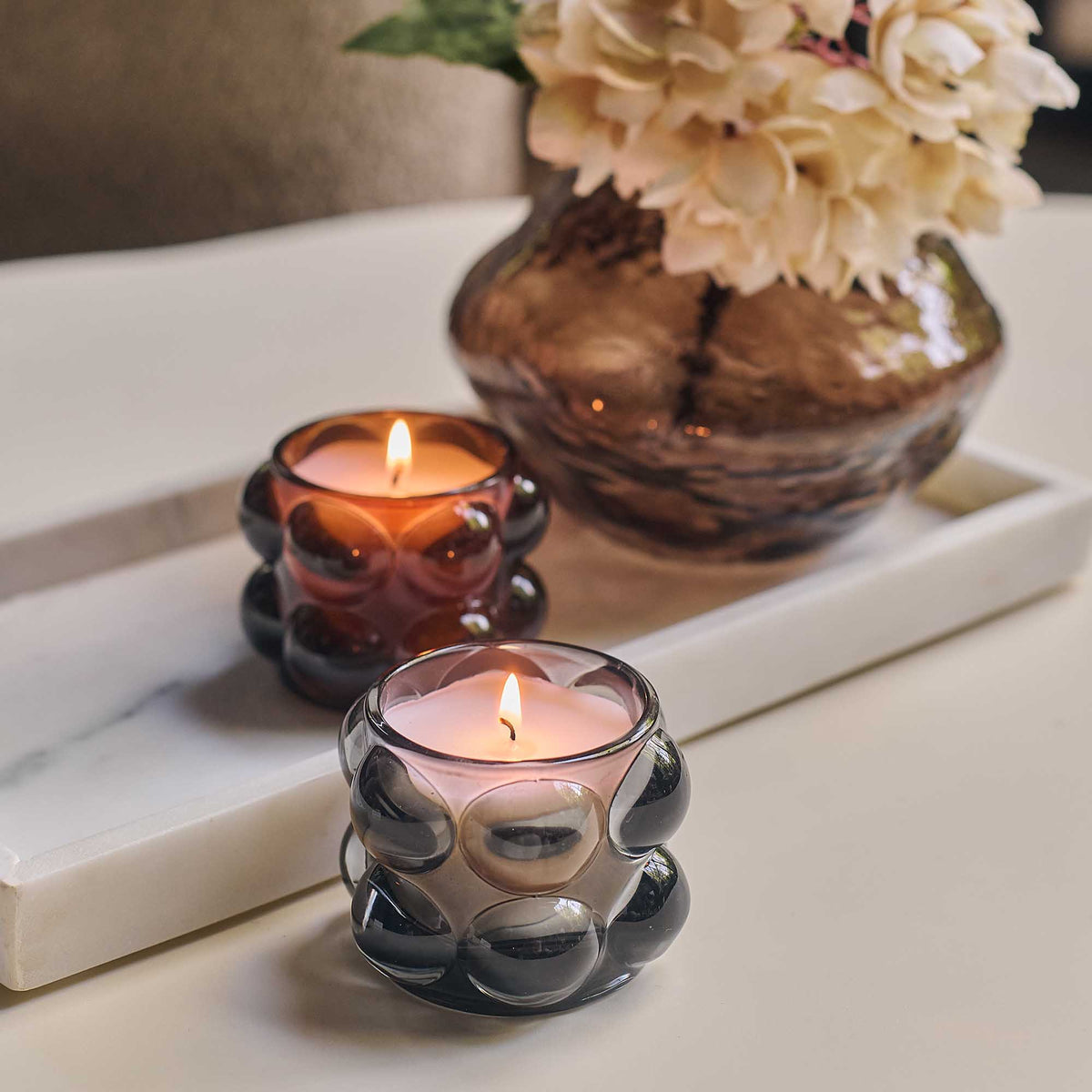 Bergamot & Amberwood Scented Candle