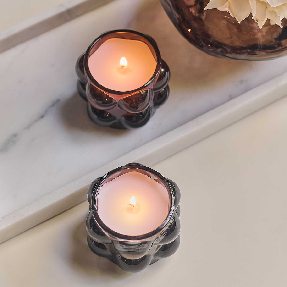 Eucalyptus & Amber Scented Candle