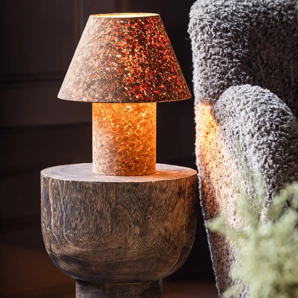 Etna Cork Table Lamp