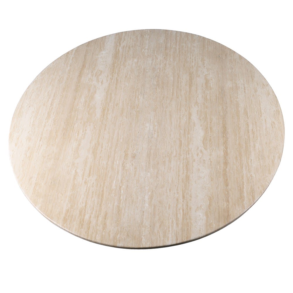 Marlen Travertine Dining Table, Oat