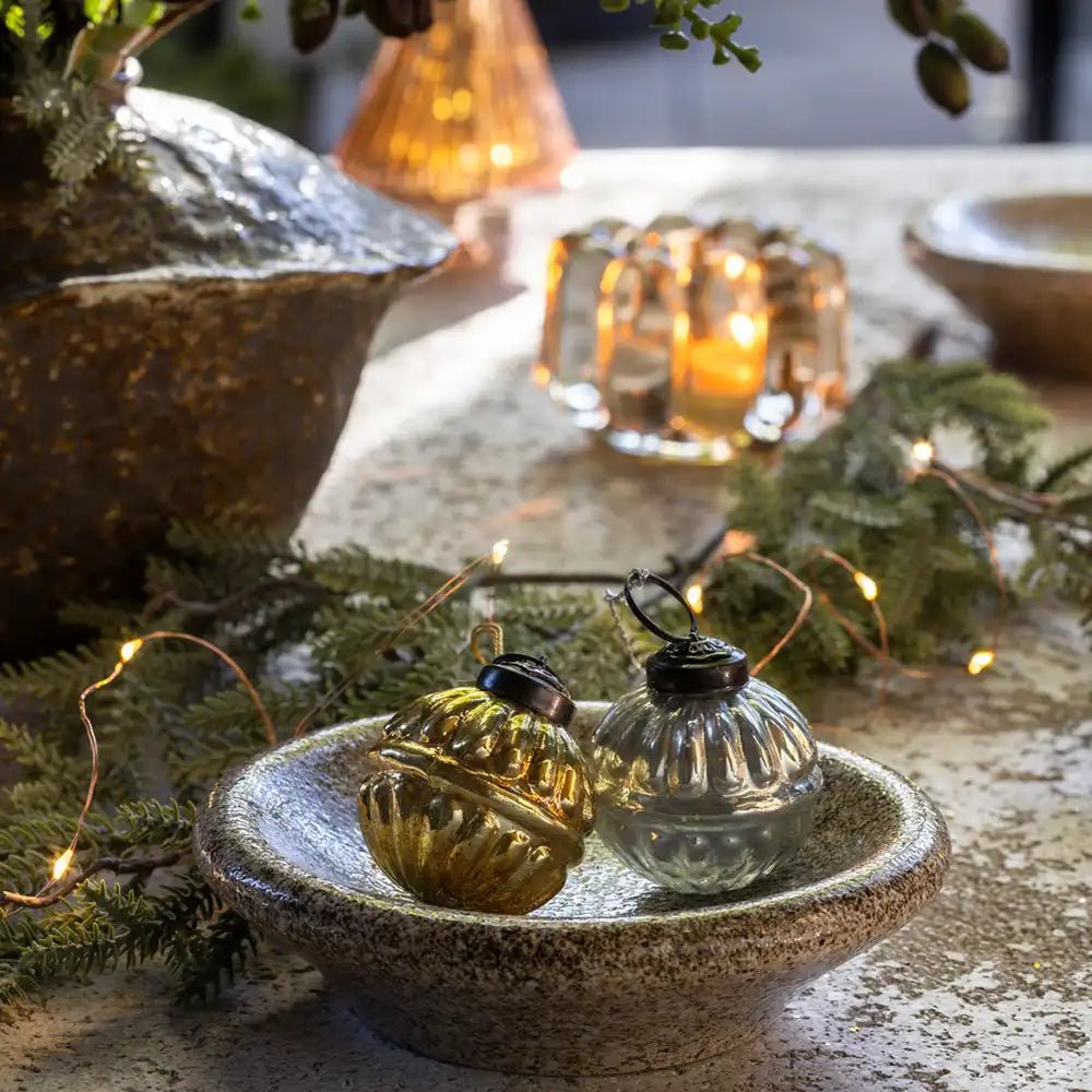 Pennington Glass Baubles - Set of 2