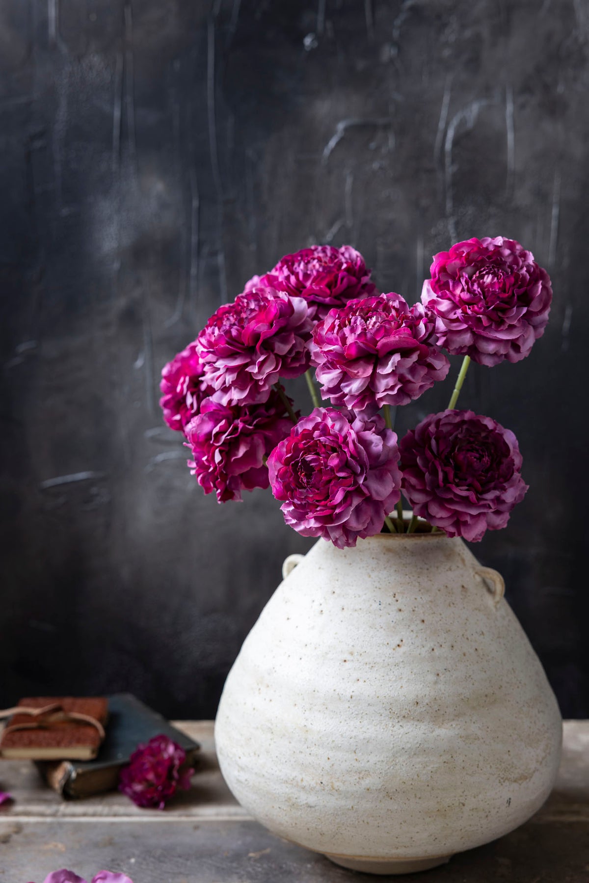 Artificial Carnation Bunch, Purple