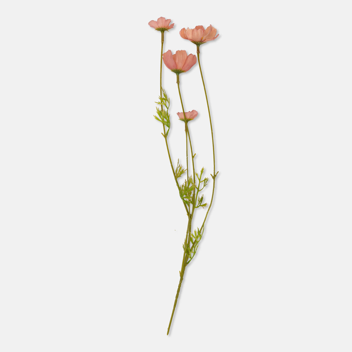 Artificial Cosmos Meadow, Soft Pink - Set of 3