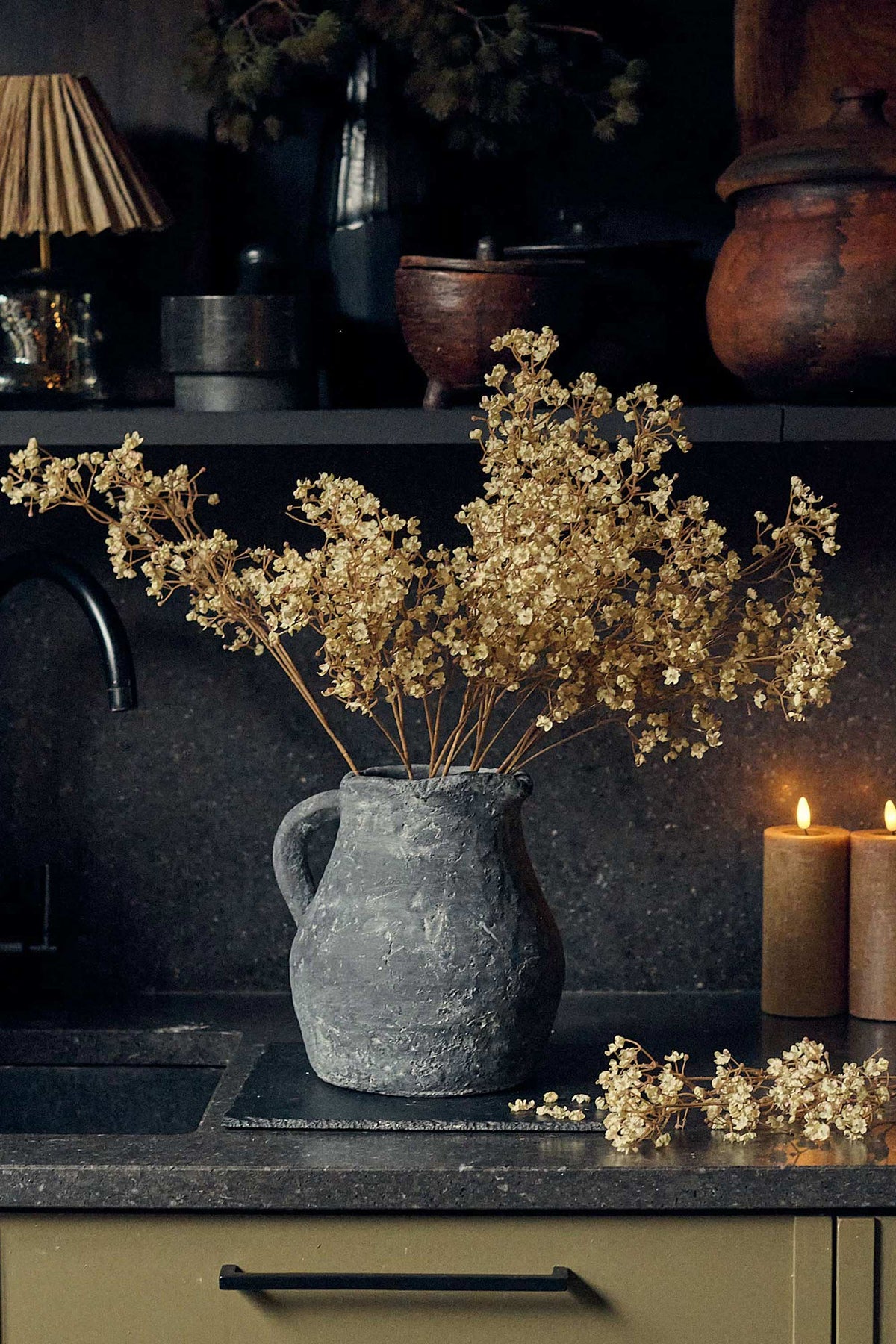 Artificial Gypsophila, Cream