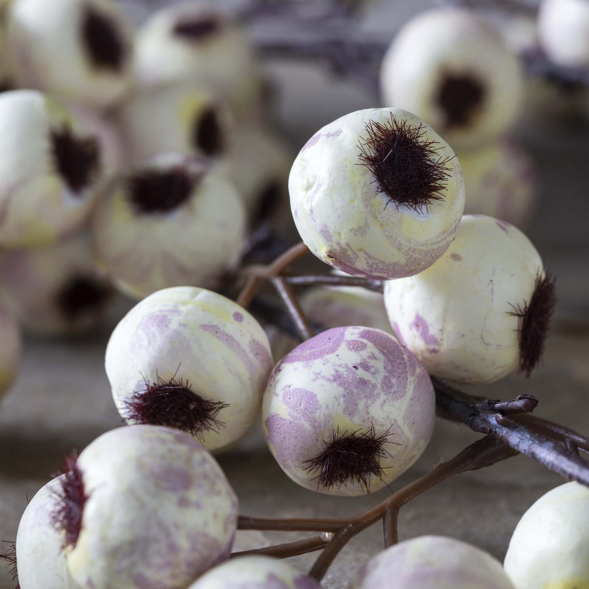 Artificial Berry Hawthorn, Cream