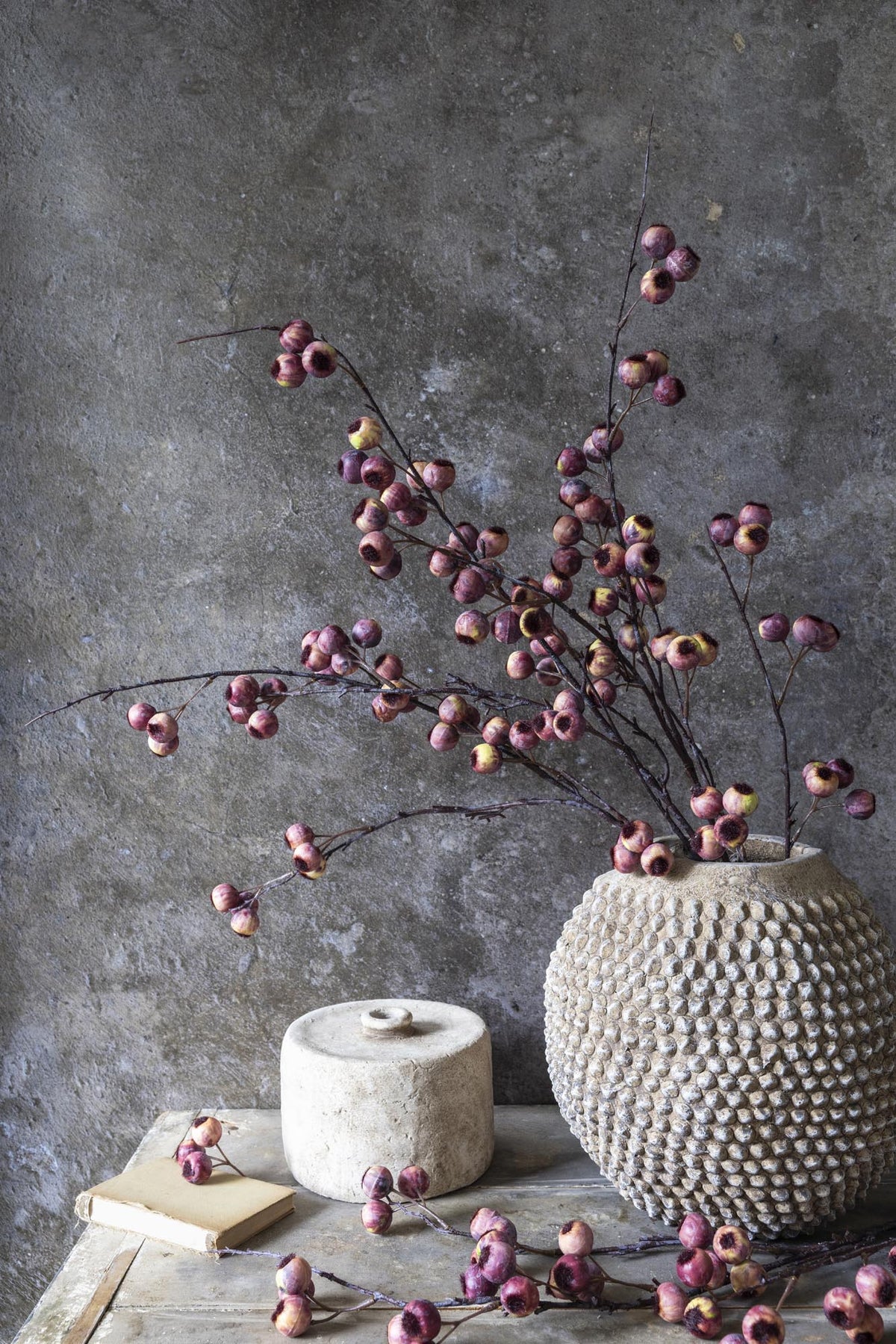 Artificial Berry Hawthorn, Pink