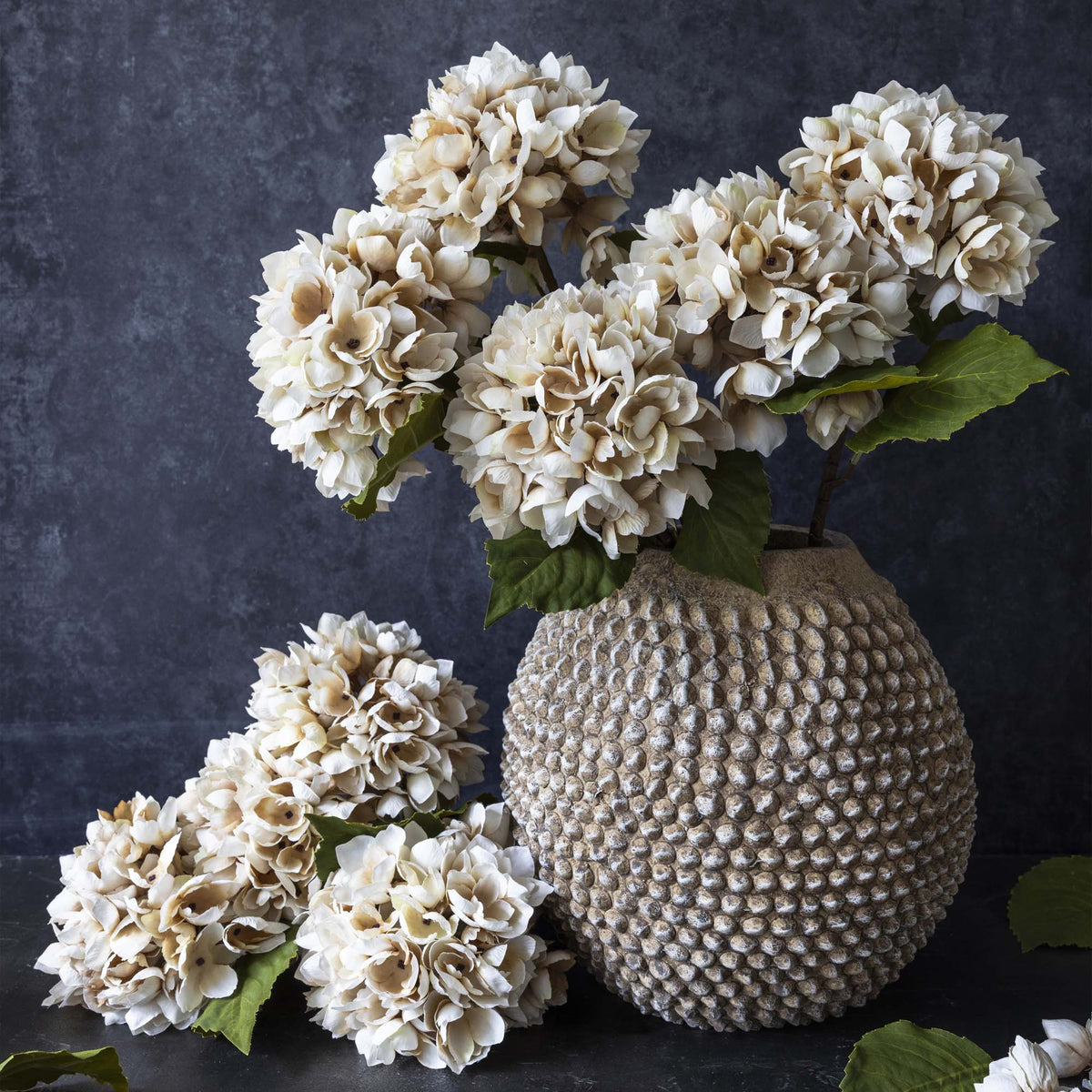 Artificial Hydrangea, Morning Mist - Large