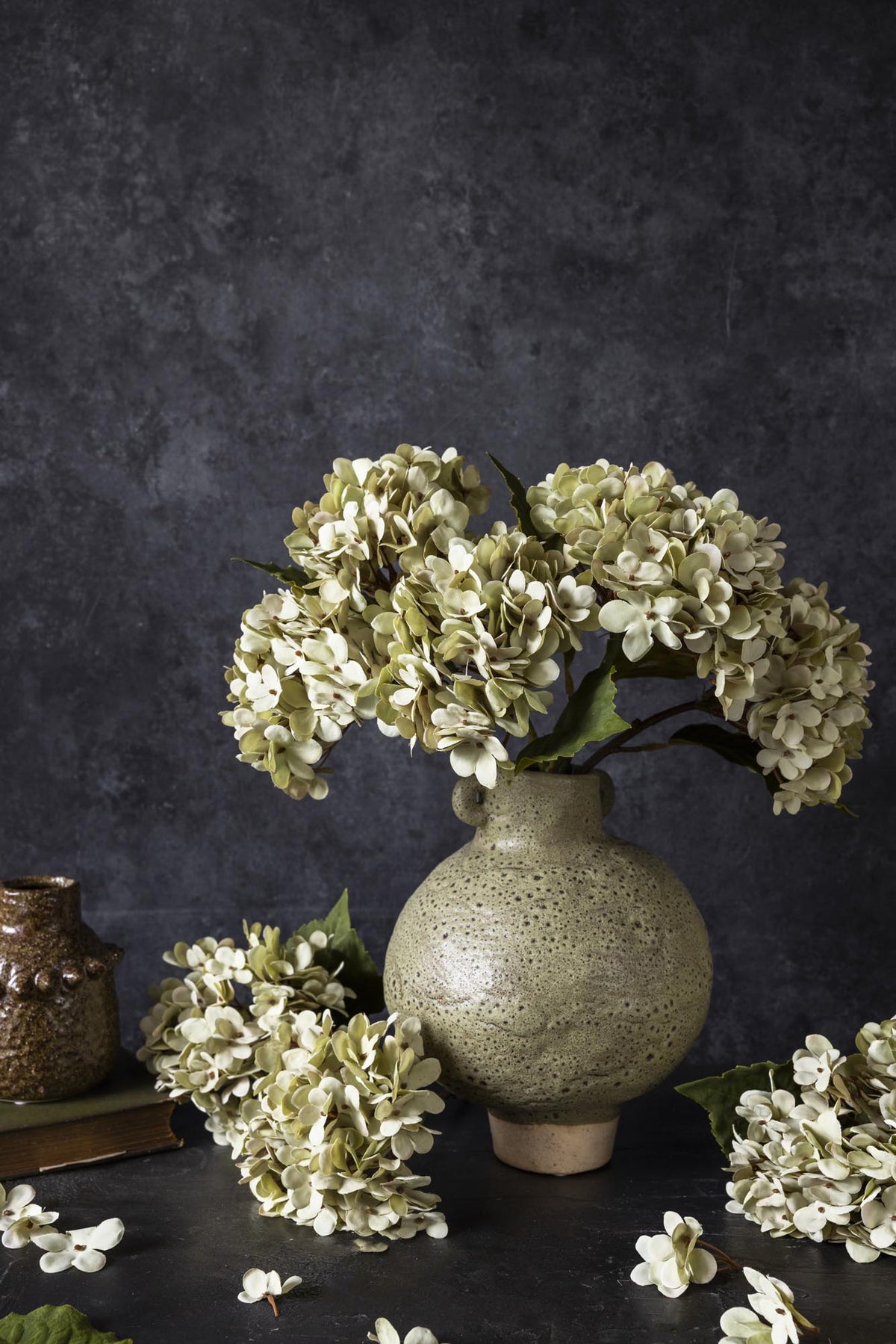 Artificial Hydrangea, Soft Green