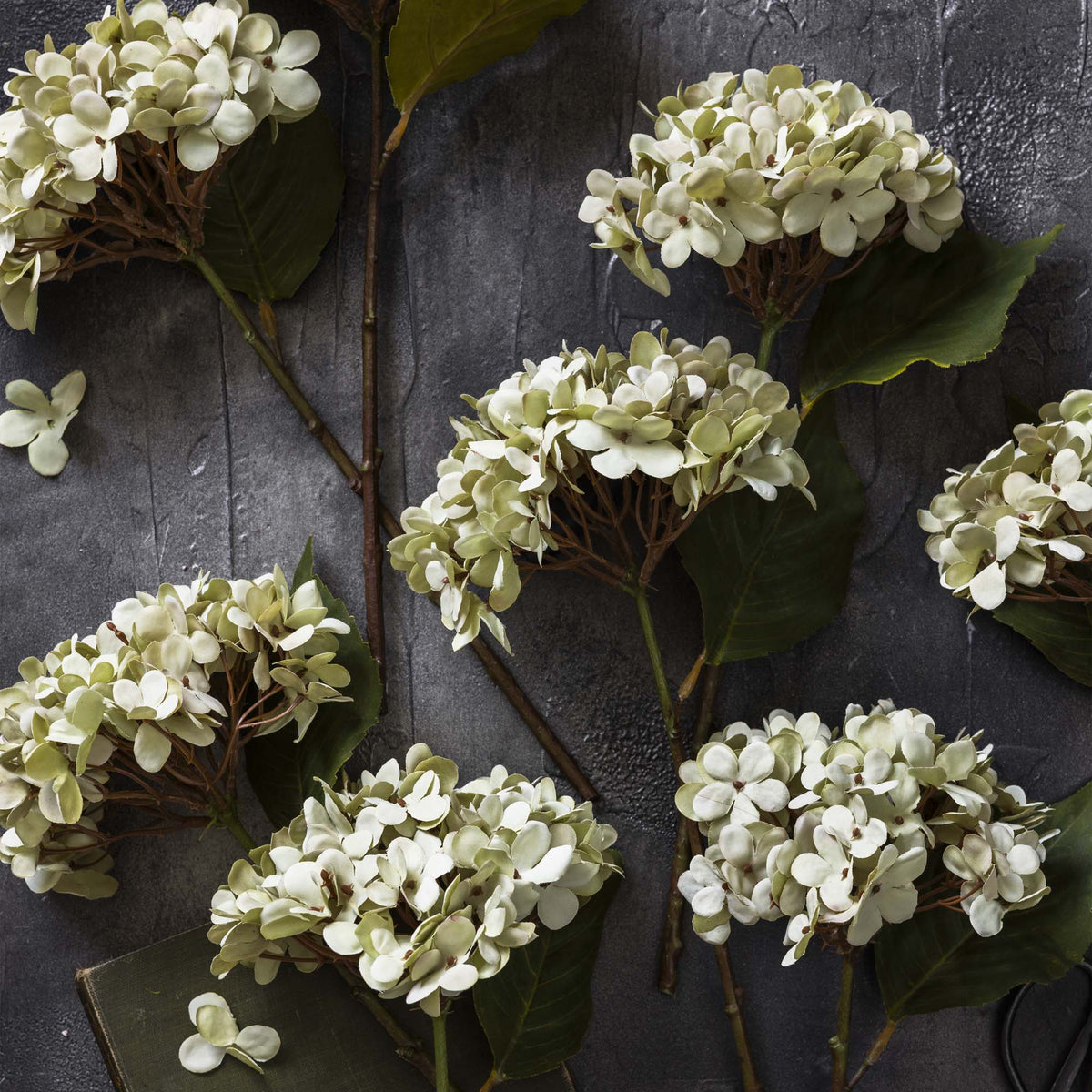 Artificial Hydrangea, Soft Green