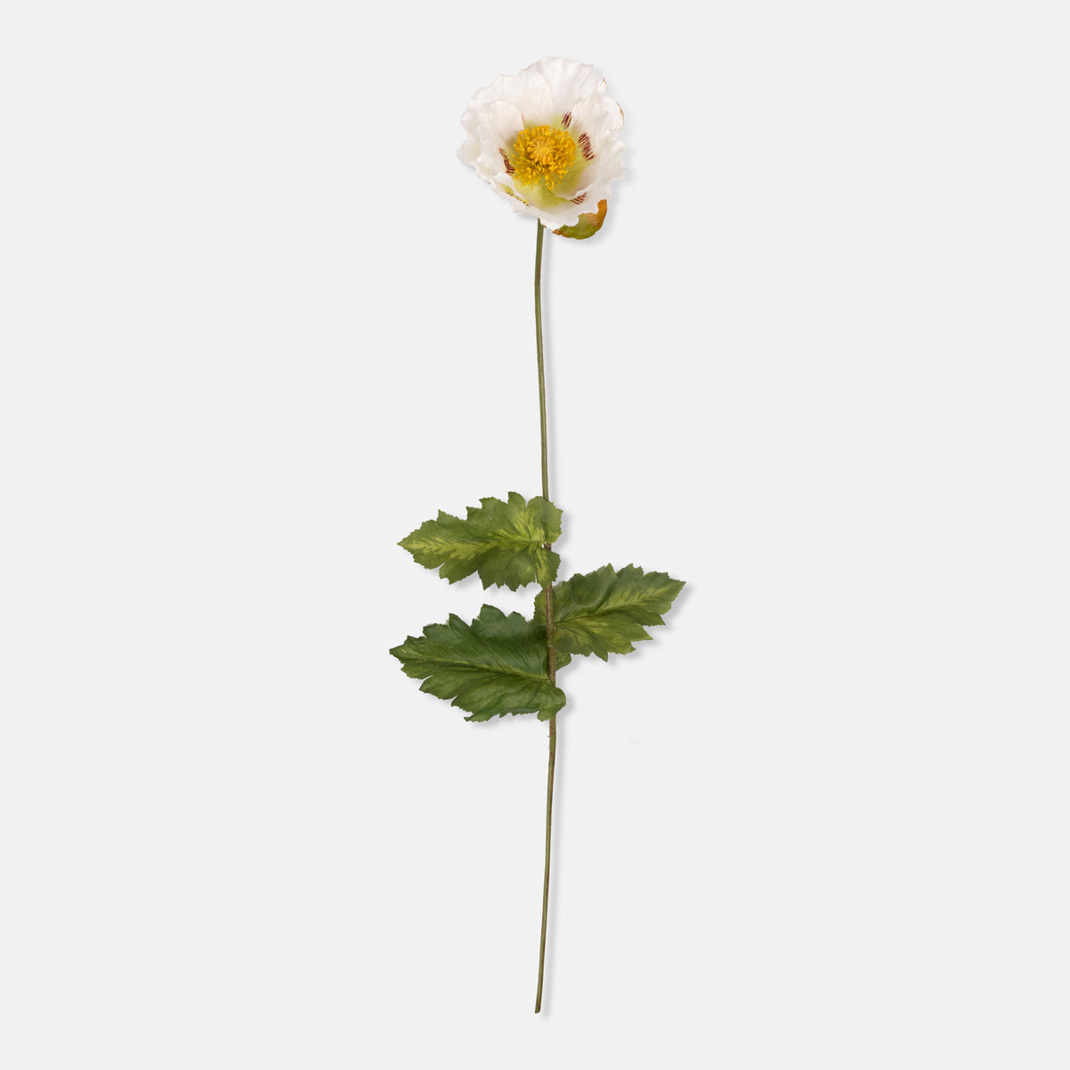 Artificial Poppy, White