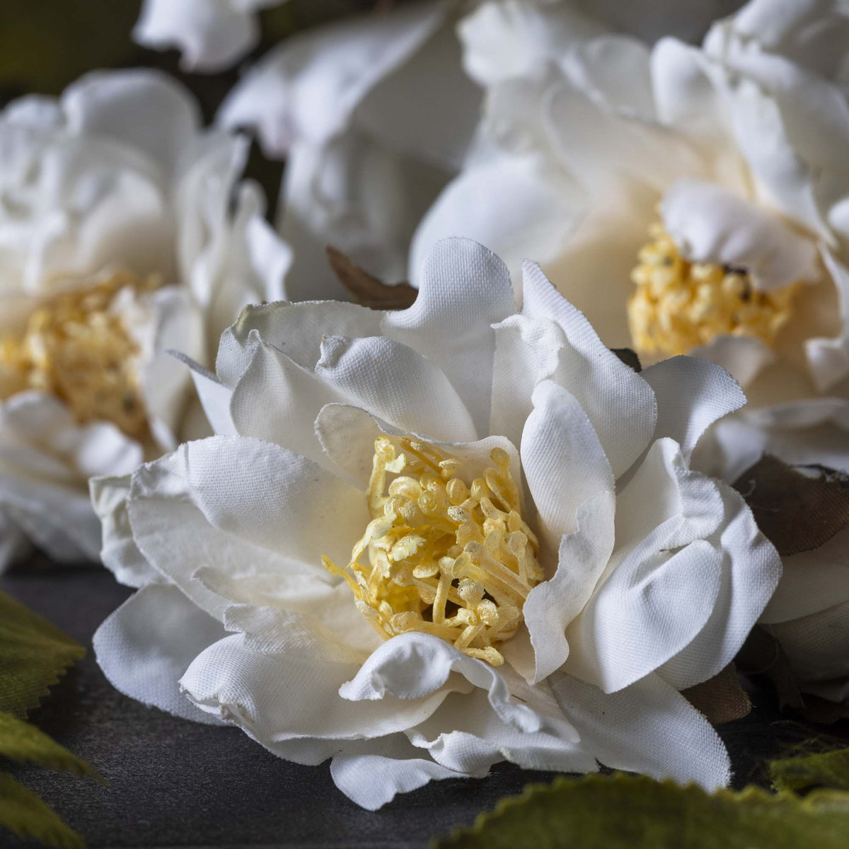 Artificial Rose Spray, Cream - Set of 3