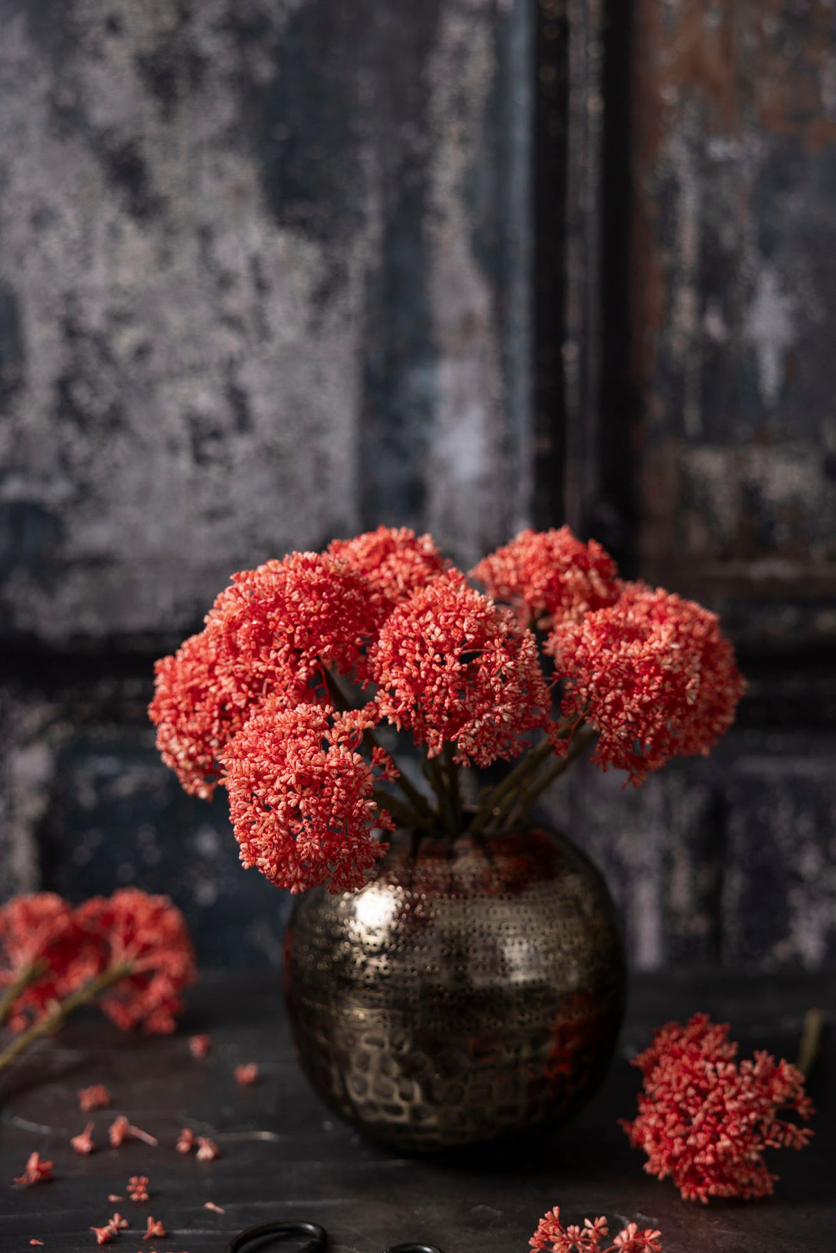 Artificial Sedum, Coral