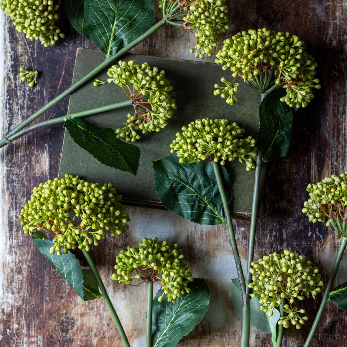 Artificial Viburnum, Olive