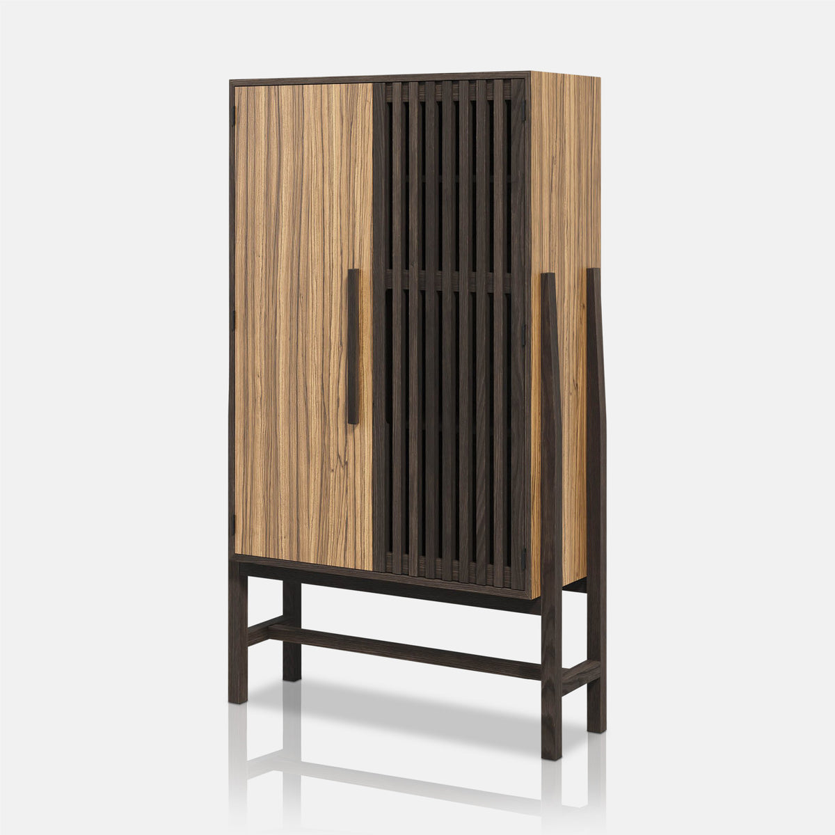 Batten Wooden Cabinet