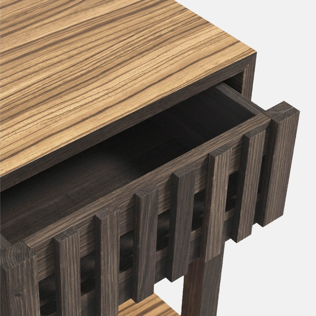Batten Wooden Console Table