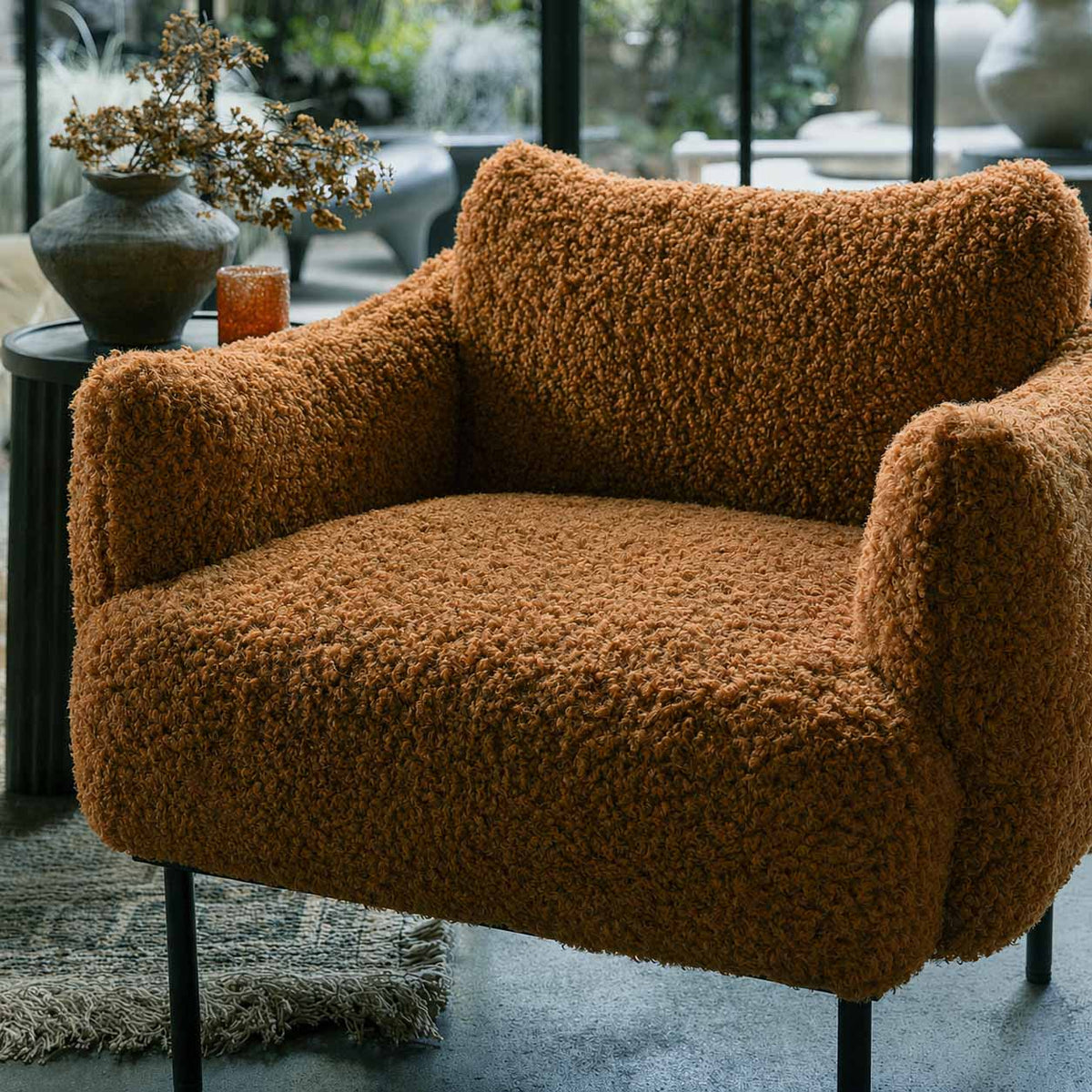 Belville Armchair, Toffee Brown