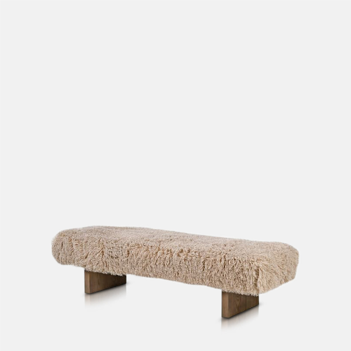 Bertrand Faux Fur Bench