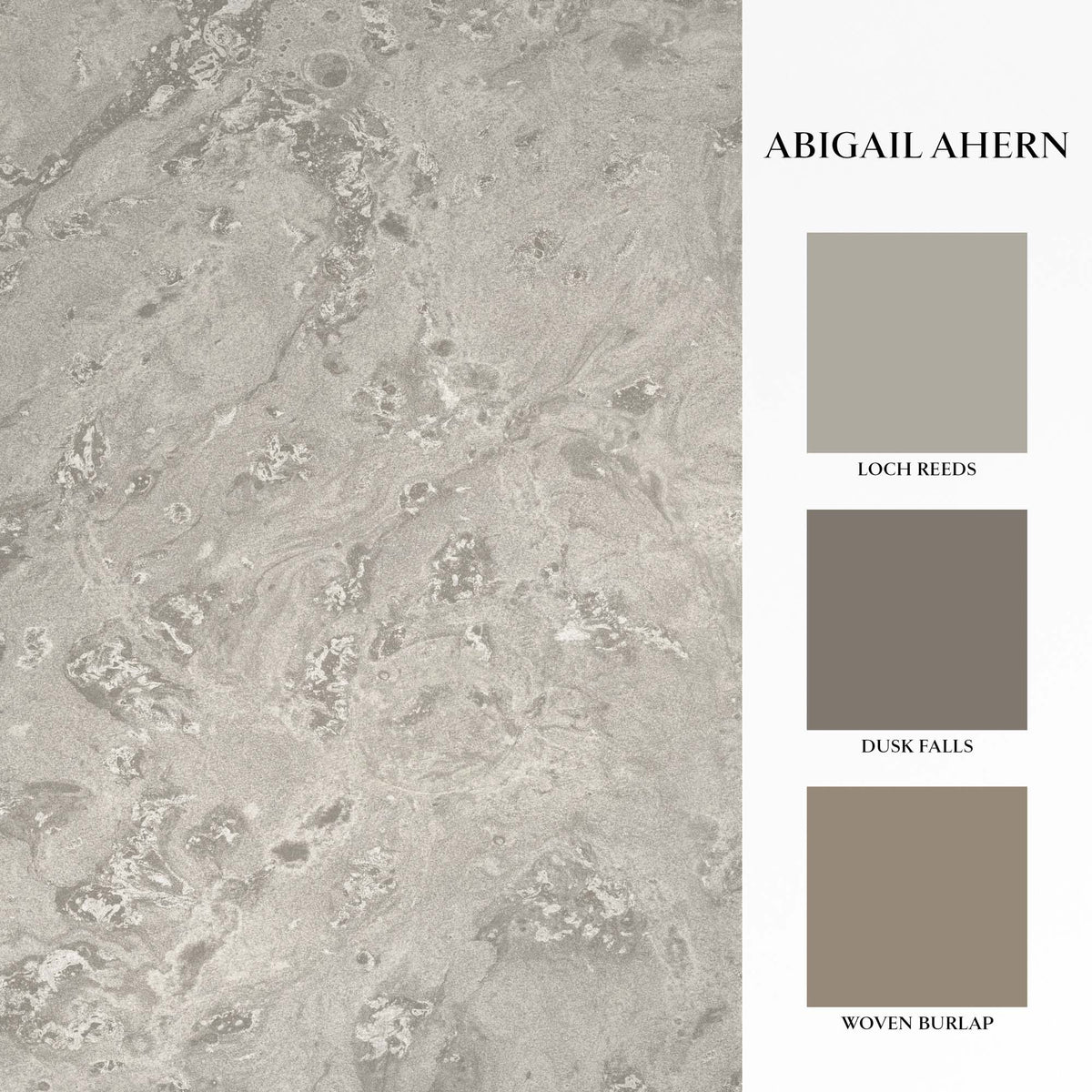 Boheme Marble Wallpaper, Dove