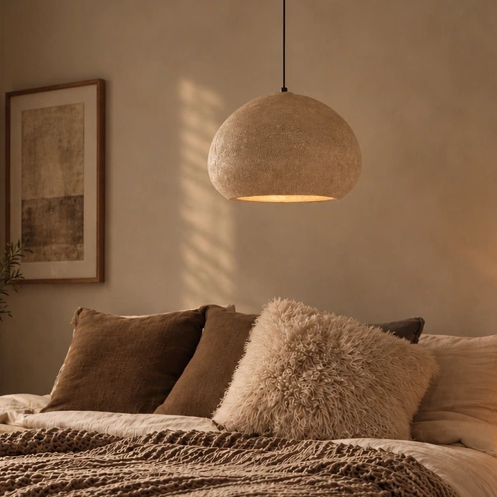 Campden Paper Mache Pendant Light