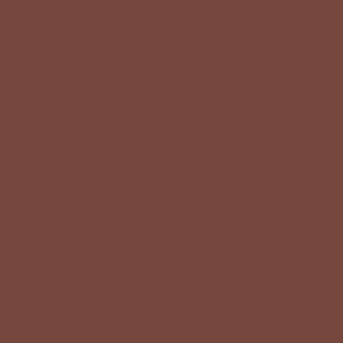 A colour swatch for Abigail Ahern’s Earthen Nomad paint, a rich terracotta paint colour with red undertones.