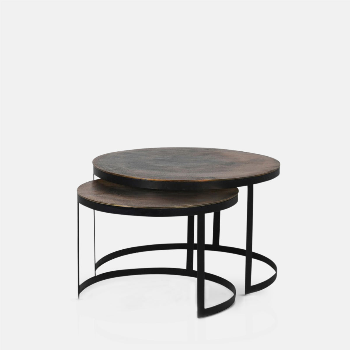 Easton Brass Nesting Tables