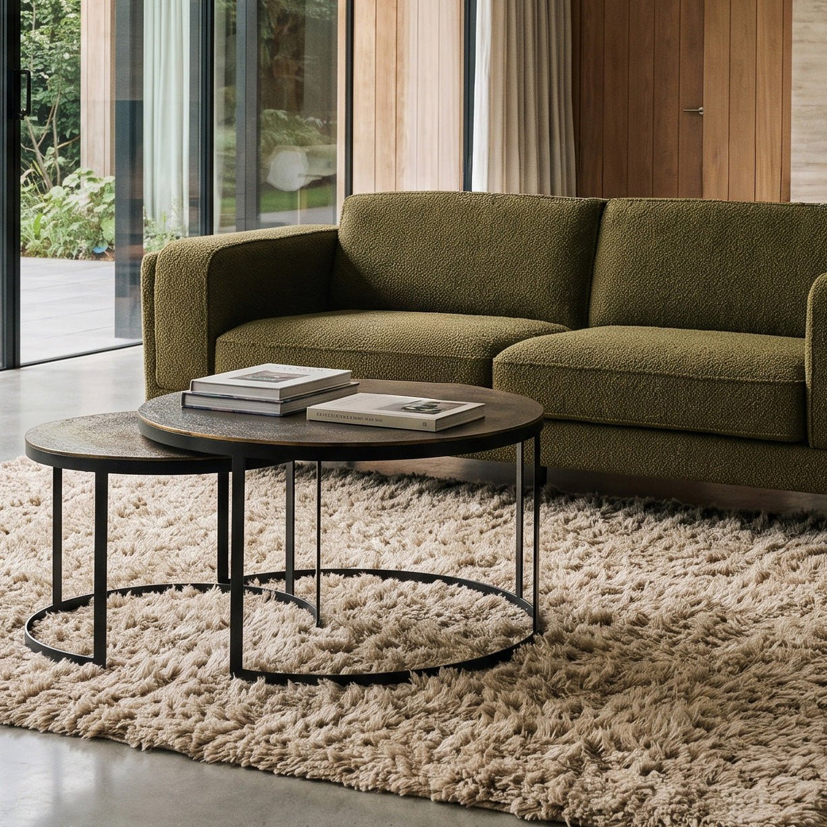Easton Brass Nesting Tables