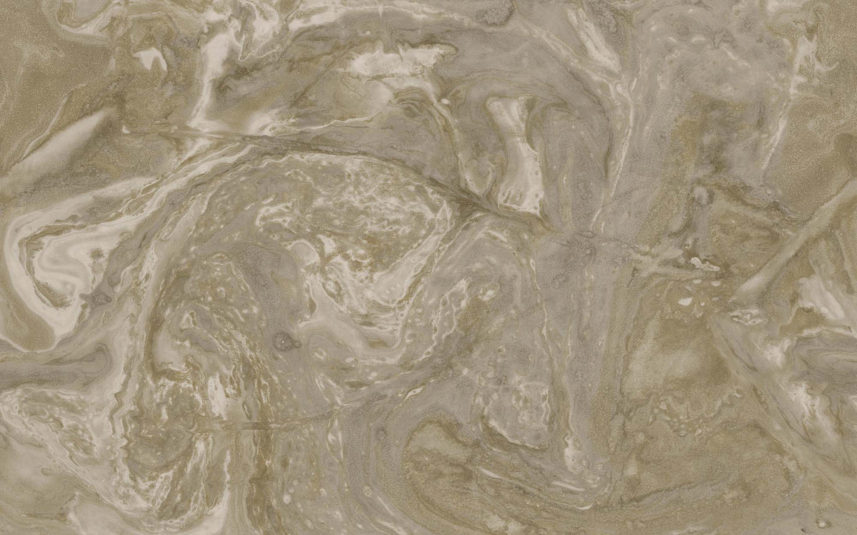 Ethereal Marble Mural, Golden