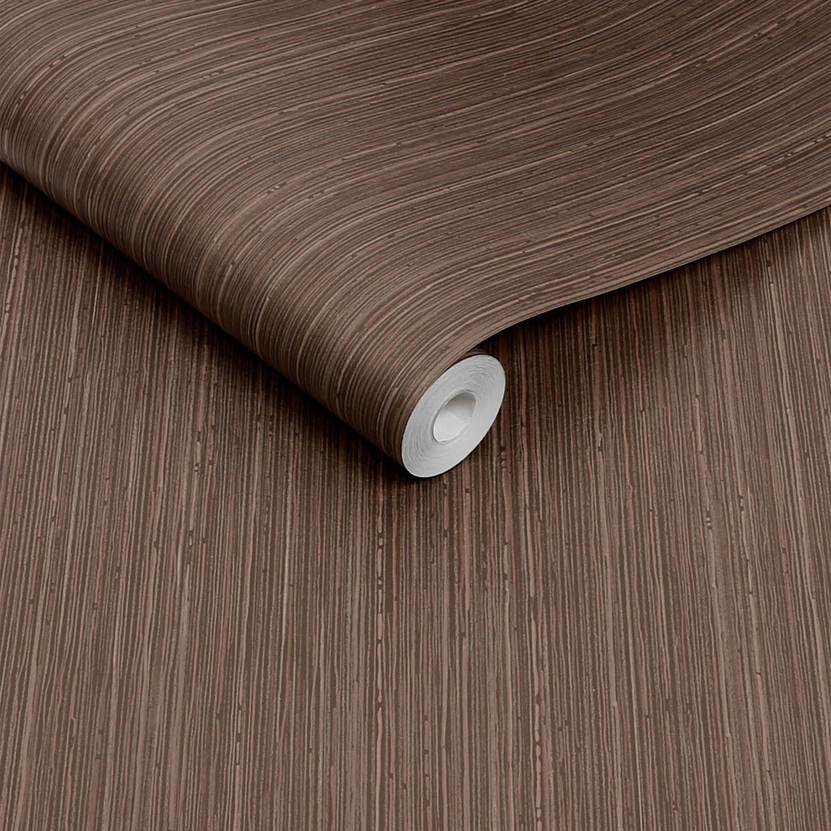 Fibre Stripe Wallpaper, Sable