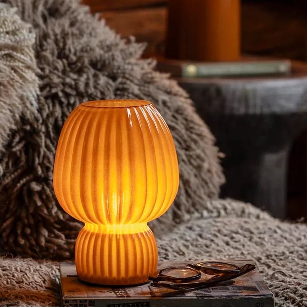 Finley Portable Table Lamp, Orange