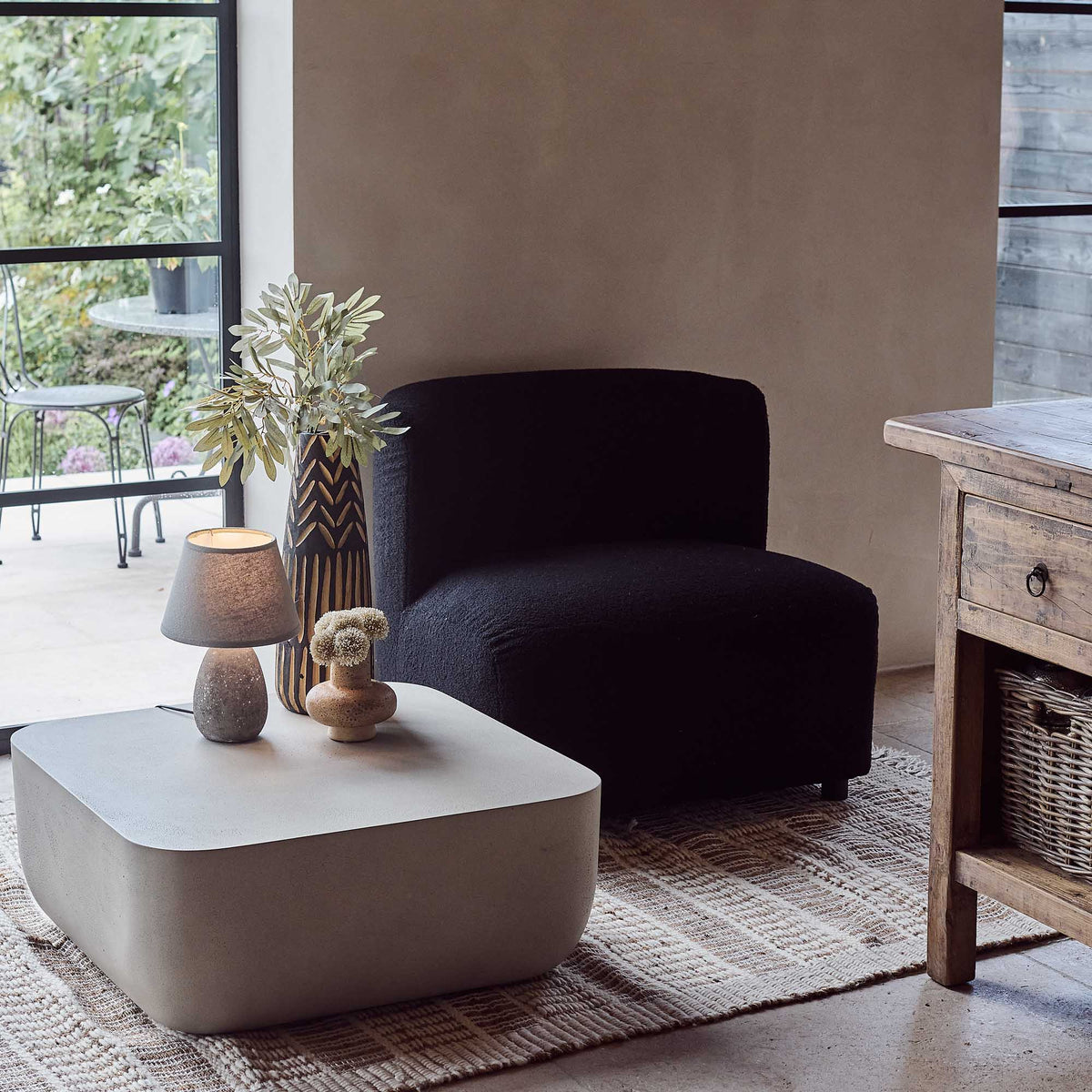 Sigmund Boucle Accent Chair