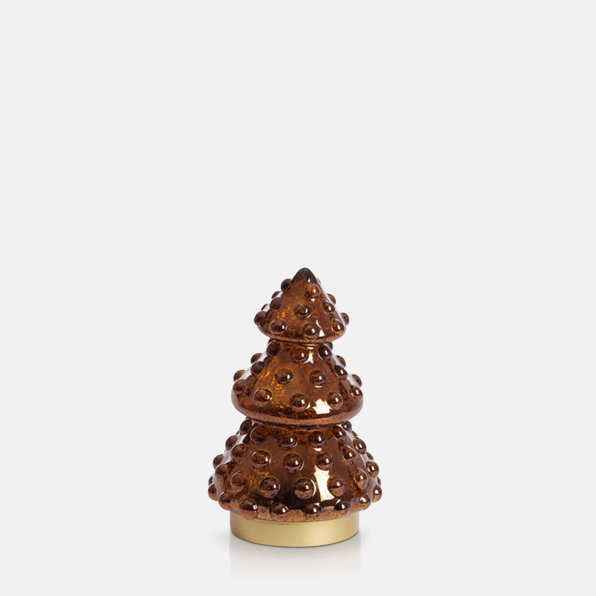 Glass Tree LED, Amber - Medium