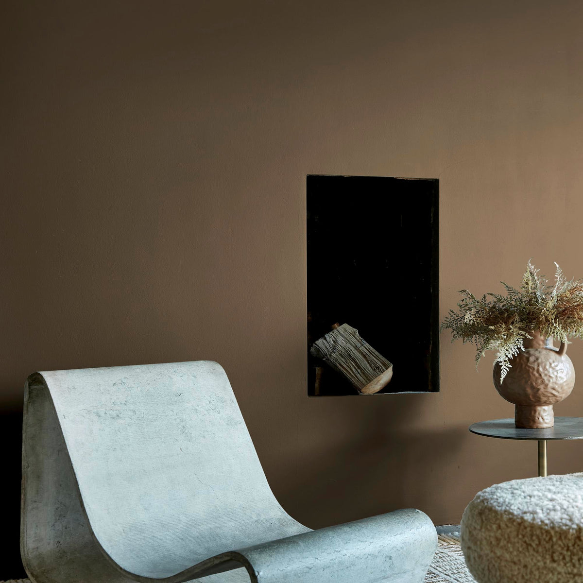Abigail Ahern Golden Sky paint – a sumptuous warm golden yellow enveloping a beautifully styled living space