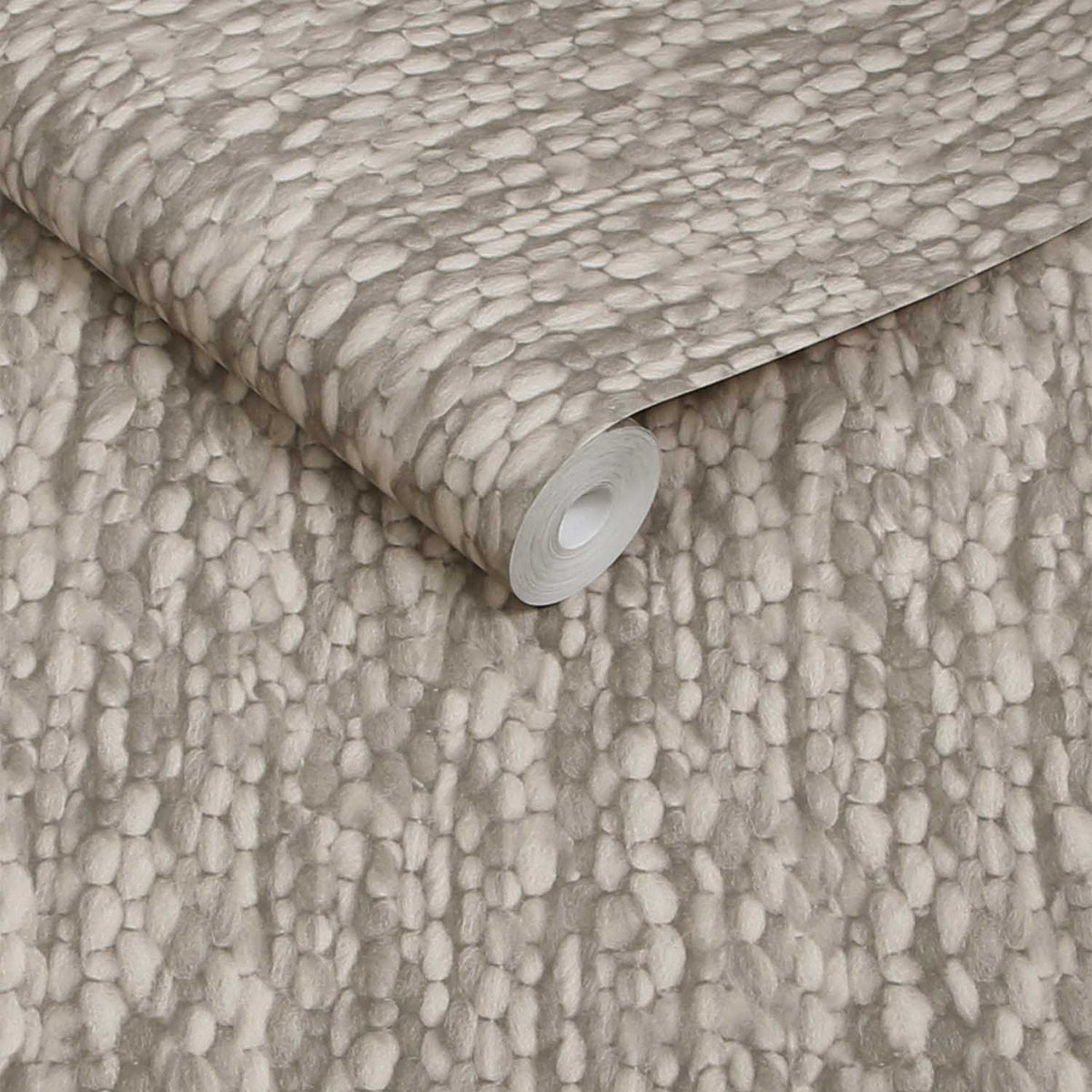 Heirloom Knit Wallpaper, Greige