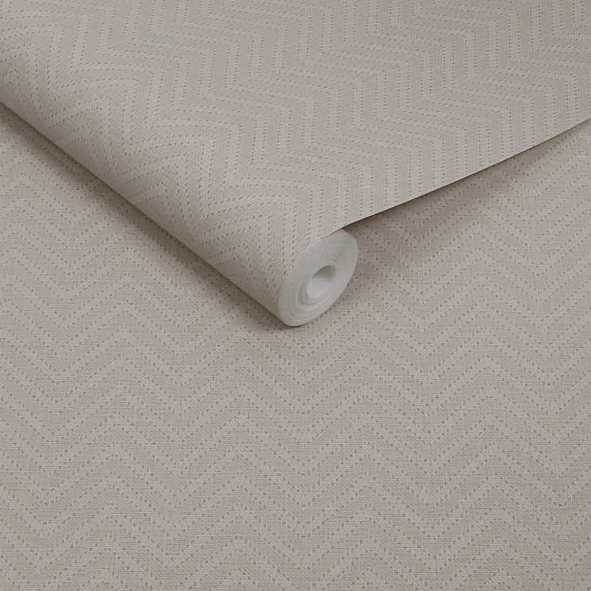 Herringbone Weave Wallpaper, Pebble