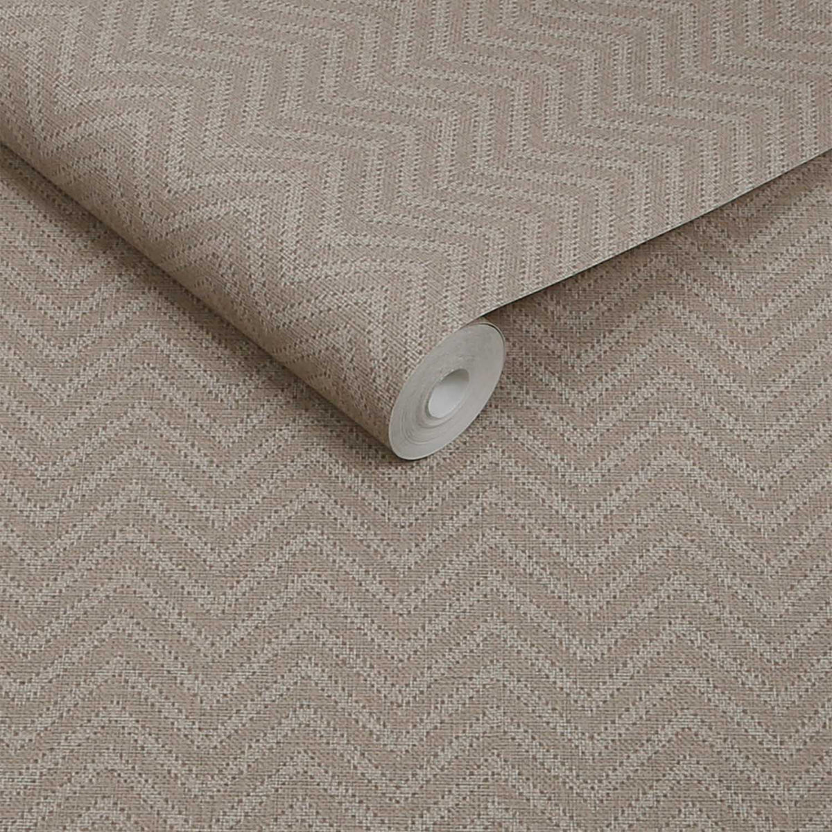 Herringbone Weave Wallpaper, Praline