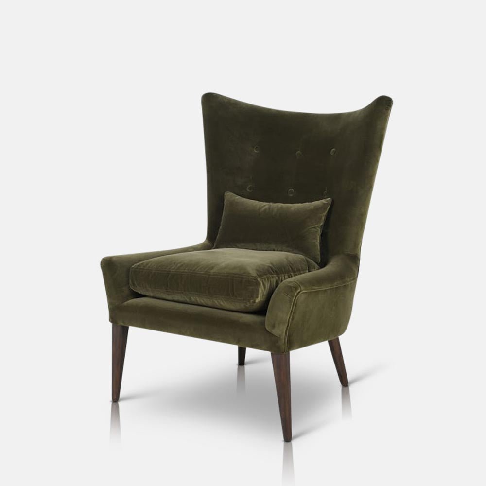 Hyndburn Velvet Armchair