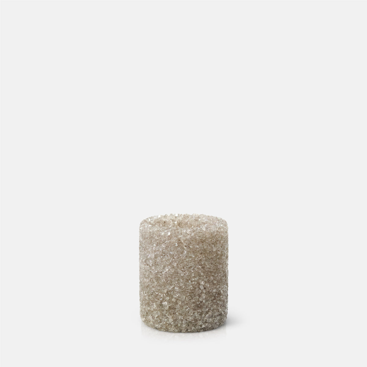Iona Glass Candle Holder - Smoke